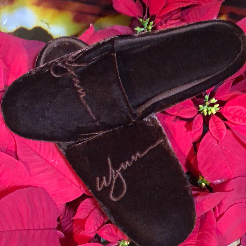 🎄 New Wynn brown slippers size L 8/9 woman’s